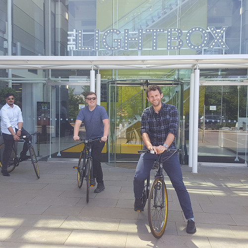 Sun is here and the bikes are out ! Lightbox Bracknell bikes for tenants
